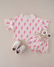 Load image into Gallery viewer, Shorts Set | Pink Bolts