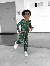 Load image into Gallery viewer, Bamboo Two Piece Set | Green Camo Bolts