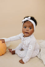 Load image into Gallery viewer, Bamboo Zip Romper | Gingham & Goose