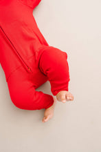 Load image into Gallery viewer, Red Hoodie Jumpsuit