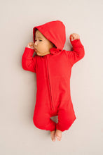 Load image into Gallery viewer, Red Hoodie Jumpsuit