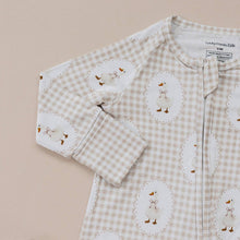 Load image into Gallery viewer, Bamboo Zip Romper | Gingham & Goose