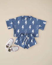 Load image into Gallery viewer, Shorts Set | Blue Bolts
