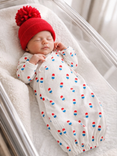Load image into Gallery viewer, Popsicle / Organic Pointelle Gown: 0-3M