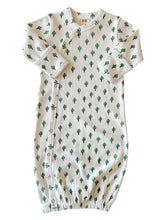 Load image into Gallery viewer, Cactus / Organic Pointelle Gown: 0-3M