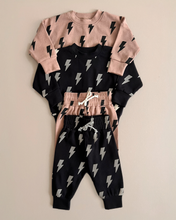 Load image into Gallery viewer, Jogger Set | Black Bolts