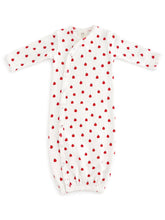 Load image into Gallery viewer, Ladybug / Organic Pointelle Gown: 0-3M