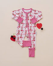 Load image into Gallery viewer, Bamboo Zip Romper | Bootsberry Cowgirl
