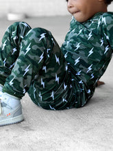 Load image into Gallery viewer, Bamboo Two Piece Set | Green Camo Bolts
