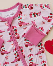 Load image into Gallery viewer, Bamboo Zip Romper | Bootsberry Cowgirl
