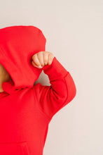 Load image into Gallery viewer, Red Hoodie Jumpsuit

