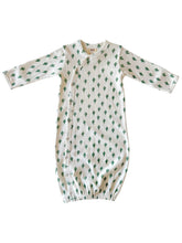 Load image into Gallery viewer, Cactus / Organic Pointelle Gown: 0-3M
