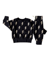 Load image into Gallery viewer, Jogger Set | Black Bolts
