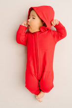 Load image into Gallery viewer, Red Hoodie Jumpsuit
