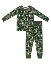 Load image into Gallery viewer, Bamboo Two Piece Set | Green Camo Bolts
