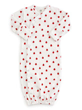 Load image into Gallery viewer, Ladybug / Organic Pointelle Gown: 0-3M
