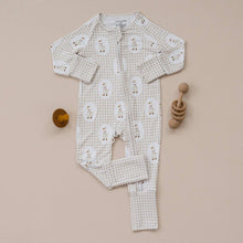 Load image into Gallery viewer, Bamboo Zip Romper | Gingham &amp; Goose
