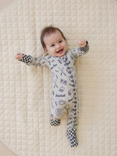 Load image into Gallery viewer, Bamboo Zip Romper | Home Run
